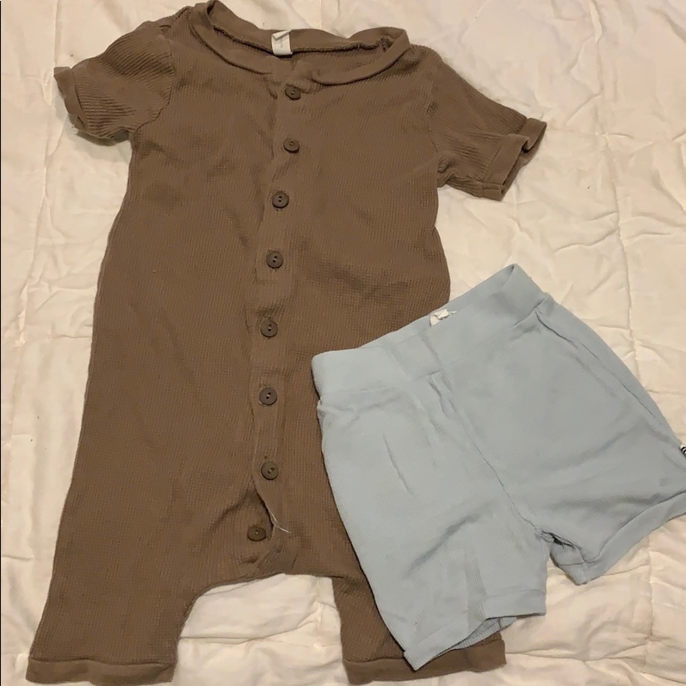Onsie and shorts